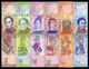 Venezuela Set 2 5 10 20 50 100 Bolívares 2007-2017 Pick 88-93 SC UNC - Venezuela