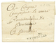 8 "BAUME LES DAMES" : An 2 24 BAUMES LES Sur Lettre Avec Texte Daté "LAUMONT". TTB. - 1801-1848: Précurseurs XIX
