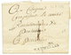 8 "BAUME LES DAMES" : An 2 24 BAUMES LES Sur Lettre Avec Texte Daté "LAUMONT". TTB. - 1801-1848: Precursors XIX