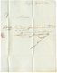 10 "BROGLIE" : 1814 26 CHAMBRAIS Bleu Sur Lettre Aavec Texte Daté "BROGLIE". Rare. Superbe. - 1801-1848: Precursors XIX