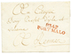 11 "ST MALO" : An 8 P.34.P PORT MALO (48 X 12) Rouge. Luxe. - 1801-1848: Précurseurs XIX