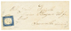 39 "SCARENA - L' ESCARENE" : 1857 SARDAIGNE 20c Obl. Cachet Sarde SCARENA Sur Enveloppe Pour SERRAVALLE. RARE. Certifica - Sardinia