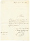 48 1860 20c(n°14) Obl. Cachet Sarde REIGNIER Squr Lettre Avec Texte Pour WIRY. RARE. Igné CALVES. TB. - Vide