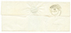 50 1860 Paire 10c (n°13) Infime Trace De Pli Obl. Cachet Sarde SALLANCHES Sur Lettre Avec Texte. RARE. TTB. - Vide