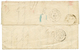 105 1864 80c(n°24) Obl. PC Du GC 740 + T.15 CASTELFRANC Sur Lettre Pour CAPETOWN. Destination Rare Pour Le CAP DE BONNE  - 1863-1870 Napoleon III With Laurels