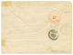 136 1874 CERES 5c(x4) + 25c(x4) Obl. GC 822 + T.16 CETTE Sur Enveloppe Pour NEW-YORK (USA). Superbe. - 1871-1875 Ceres
