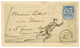 154 1883 15c SAGE Obl. GISORS EURE Sur Carte Illustrée. Superbe. - 1876-1878 Sage (Typ I)