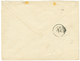 160 1884 Paire 15c SAGE(pd) Obl. PONT STE MAXENCE Oise Sur Enveloppe Taxée à VERVINS Avec 60c TAXE (n°9). RARE. TTB. - Other & Unclassified