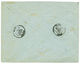 170 1884 15c SAGE Obl. LOCHES Sur Env. Taxée Avec TAXE 15c(n°16) + 40c(n°19). Taxe érronée à 55c Aulieu De 45c (2éme éch - Other & Unclassified