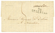 184 1822 "COLONIES PAR" Manuscrit + 34 ST SERVAN Sur Lettre Avec Texte De GUERNESEY Pour NANTES. Entrée Maritime Trés RA - 1701-1800: Vorläufer XVIII