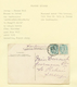 197 BOITES MOBILES : 1904/12 4 Lettres Montées Sur Feuilles Avec Timbres Français Obl. Cachets ANGLAIS. TB. - 1701-1800: Precursors XVIII
