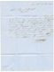 215 1853 Trés Rare Cursive ALEXANDRETTE + Taxe 20 Sur Lettre Avec Texte Pour La FRANCE. Quelques Piéces Connues. Certifi - Altri & Non Classificati