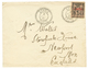 222 CRETE : 1901 LEVANT 1p S/ 25c SAGE Obl. CANDIE Sur Enveloppe Pour L' ANGLETERRE. Superbe. - Andere & Zonder Classificatie