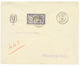 223 CRETE : 1902 2F MERSON Violet Obl. LA CANEE Sur Enveloppe RECOMMANDEE Pour BERLIN. Superbe. - Other & Unclassified
