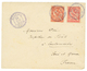229 DEDEAGH : 1903 10c + 15c Obl. DEDEAGH TURQUIE Bleu Sur Enveloppe Pour La FRANCE. Superbe. - Sonstige & Ohne Zuordnung