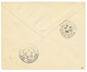 229 DEDEAGH : 1903 10c + 15c Obl. DEDEAGH TURQUIE Bleu Sur Enveloppe Pour La FRANCE. Superbe. - Other & Unclassified