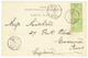 232 1901 Paire 5c SAGE Obl. JAFFA SYRIE Sur Carte Pour L' ANGLETERRE. Superbe. - Sonstige & Ohne Zuordnung