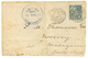 397 MADAGASCAR - BRITISH MAIL : 1891 CG 15c Obl. TAMATAVE + Cachet BRITISH MAIL ANTANANARIVO En Bleu Sur Lettre(défauts) - Sonstige & Ohne Zuordnung