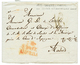 402 MAROC Via CONSUL De NORVEGE & Et De SUEDE Pour L' ESPAGNE : 1825 Taxe 16 + Cachet Espagnol AND.BAXA Rouge Sur Lettre - Sonstige & Ohne Zuordnung