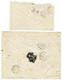 438 ST PIERRE ET MIQUELON : 1863/65 Lot De 2 Lettres Dont 80c AIGLE Pour GRANVILLE. B/TB. - Sonstige & Ohne Zuordnung