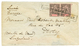 447 TAHITI : 1897 OCEANIE 25c(x2) Obl. PACKET-BOAT Sur Enveloppe Pour La SUISSE. RARE. TTB. - Sonstige & Ohne Zuordnung