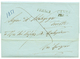 466 "CANEA" : 1851 CANEA/FEB.8 + FRANCA On DISINFECTED Entire Letter To TRIESTE. Vvf. - Levante-Marken