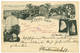 471 1898 20p + 1P Canc. I.R SPEDIZIONE POSTALE CANEA On REGISTERED CARD To TROPPAU. Scarce. Vvf. - Levante-Marken