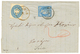 474 "CANDIA" : 1868 10s Canc. CANDIA + GREECE 20l On Cover To SIRA. Nice Mixed Franking. Vf. - Levante-Marken