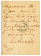 476 CYPRUS : 1875 AUSTRIA P./Stat 2k + 3k Canc. TRIESTE On Card To LEUCOSSIA CYPRUS. Light Crease. Verso, Rare LARNACA D - Levante-Marken