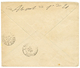 485 "METELINE" : 1898 2P Canc. METELINO On REGISTERED Envelope To FRANCE. Vf. - Levante-Marken