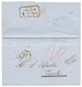 489 "SIMI Via RHODES" : 1865 RHODUS/27.DIC + "20" Tax Marking On Entire Letter From "SIMI" To TRIESTE. Verso, "RODI" For - Levante-Marken