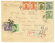 524 CHINA : Superb Franking On Envelope To ENGLAND Taxed On Arrival With POSTAGE DUE 1/2d+ 3d. Vf. - Otros & Sin Clasificación