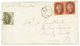 564 1873 GB 6d + Pair 1d (1 Copy With Fault) Canc. B02 + SUEZ On Envelope To LONDON. RARE. Vvf. - Otros & Sin Clasificación