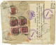 571 GERMANY To KOREA : 1917 REGISTERED Envelope Stamped Front And Reverse To GENSAN KOREA. CENSOR Label MÜNCHEN + Transi - Altri & Non Classificati