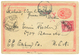 575 1901 10pf(n°10) Canc. TIENTSIN On Chinese POSTAL STATIONERY To PITTSBURG (USA). Very Scarce. Certificates JÄSCHKE-LA - Cina (uffici)