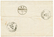 721 RUSSIA : 1870 3k "background V" N°19A(x2) + 20k Canc. MOSCOU On Entire Letter To ENGLAND. Vvf. - Sonstige & Ohne Zuordnung