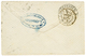 724 RUSSIA : 1872 3k + 5k WMK Vertical (n°20B) + 20k WMK Vertical (n°22B) On Envelope From ST PETERSBURG To FRANCE. Scar - Other & Unclassified