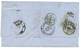 726 RUSSIA : 1874 20k + 1k(x6) On Cover From MOSCOU To FRANCE. Vvf. - Other & Unclassified