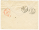 727 RUSSIA : 1875 5k + 10k + RUSSIE ERQUELINES-PARIS In Blue On Envelope To FRANCE. Vf. - Other & Unclassified