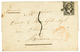 744 SPAIN : 1851 4c Black With 4 Margins + French "5" Tax Marking Ob Cover From ST FELIX To BORDEAUX (FRANCE). This Stam - Other & Unclassified