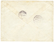 750 STRAITS SETTLEMENTS : 1884 4c(x2) + SINGAPORE PAID On Envelope To SWITZERLAND. Vf. - Straits Settlements
