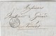 Lettre Cachet PARIS J 31/7/1856 Taxe 30c  Pour Nimes Gard Verso Ambulant - 1849-1876: Classic Period