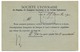 FRANCE - CP 10c Sage - Repiquage Société Lyonnaise De Dépots... LYON, 1900 - Postales  Transplantadas (antes 1995)