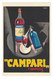 CARTOLINA PUBBLICITARIA  CAMPARI   Illustratore NIZZOLI - Pubblicitari