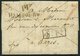 HAMBURG VORPHILA 1817, HAMBOURG, L1 Auf Brief Nach Paris, Nebenstpl. PP Und R1 Ps.Ps., Pracht - Prephilately