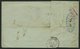 HAMBURG - THURN UND TAXISCHES O.P.A. 1850, HAMBURG Th.& T., K3 Auf Brief Nach Bordeaux, Forwarded-Letter Von Nottebohm & - Other & Unclassified