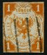 LÜBECK 2 O, 1859, 1 S. Schwarzlichorange, Kleine Helle Stelle, Sonst Farbfrisches Allseits Vollrandiges Prachtstück, Fot - Lubeck