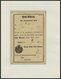 SACHSEN 1827-1866, Kleine Sammlung Von 10 Postscheinen Und Einer Postanweisung, Pracht - Precursores