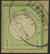 Dt. Reich 7 BrfStk, 1872, 1 Kr. Gelblichgrün Mit Badischem Postablagestempel ALBBRUCK/GÖRWIHL, Prachtbriefstück, R!, Fot - Gebruikt
