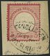 Dt. Reich 9 BrfStk, 1872, 3 Kr. Karmin, Postablagestempel DINGLINGEN/FRIESENHEIM, Prachtbriefstück, Fotobefund Brügger - Usati